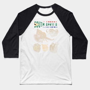 Big Five South Africa Safari Baseball T-Shirt